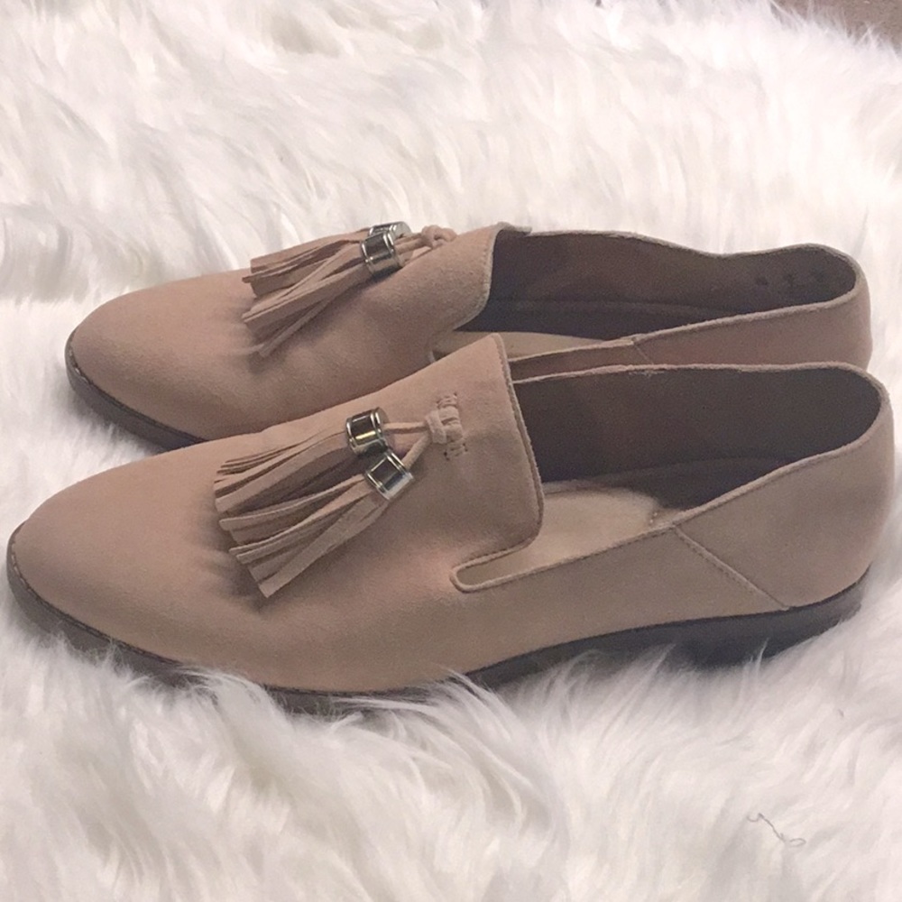 Pink Leather Franco Sarto loafers